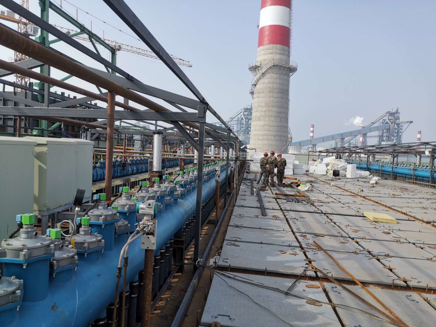 2000只3.5吋淹沒式電磁脈沖閥用在唐山縱橫鋼廠除塵設(shè)備